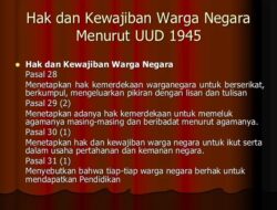 Bagaimana UUD 1945 Mengatur Hak dan Kewajiban Warga Negara