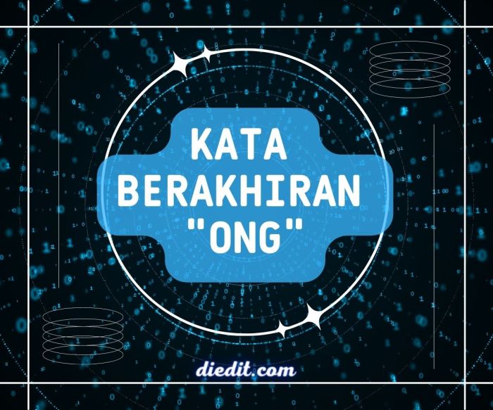 Kata berakhiran ng