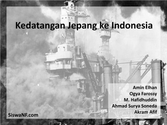 Jepang kedatangan penjajahan