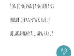 Mengenal Benda Panjang dan Lonjong Huruf Awalnya K dan Akhirnya L