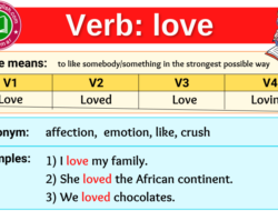 Mengenal Lebih Dekat Verb 2 Love dalam Bahasa Inggris