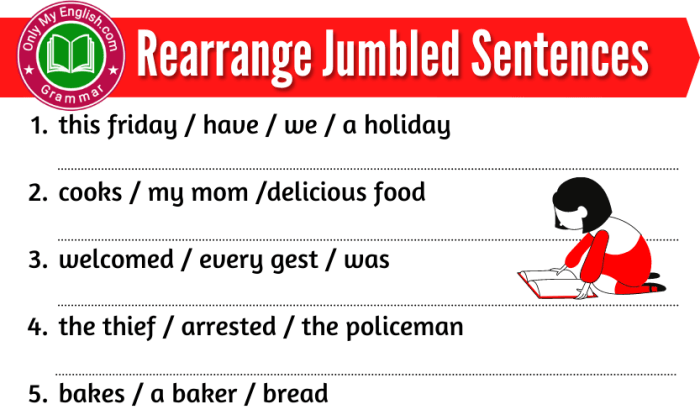 Arrange the following sentences into a good dialogue