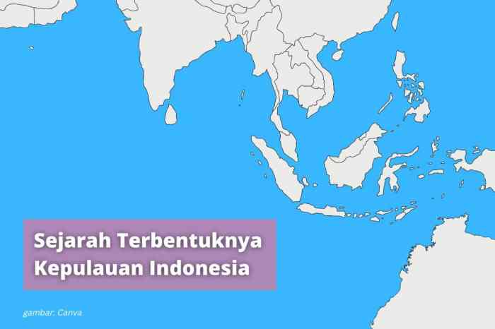 Bagaimana terbentuknya kepulauan indonesia