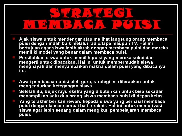 Bagaimana puisi