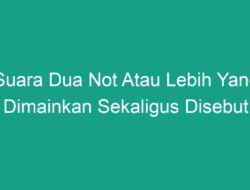 Suara Dua Not atau Lebih yang Dimainkan Sekaligus: Memahami Harmoni dalam Musik