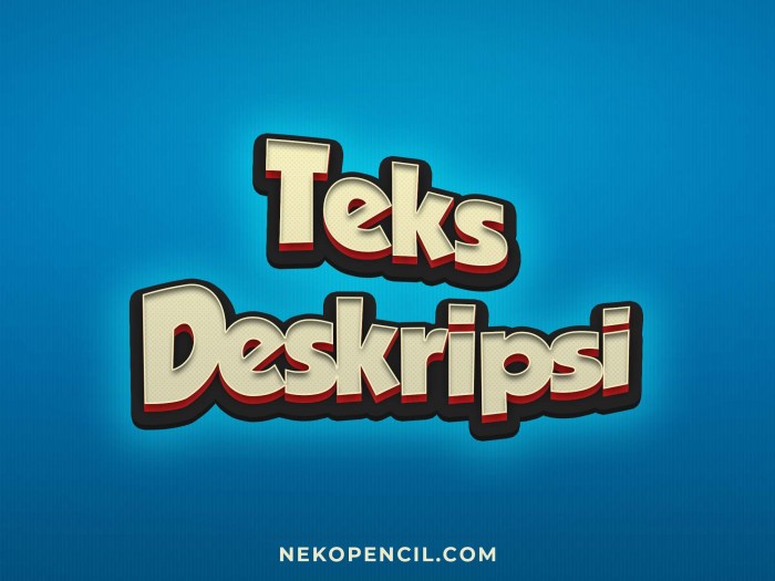 Deskripsi karangan teks singkat panjang argumentasi antena joran pendidikan sekolah strukturnya pengalaman beserta